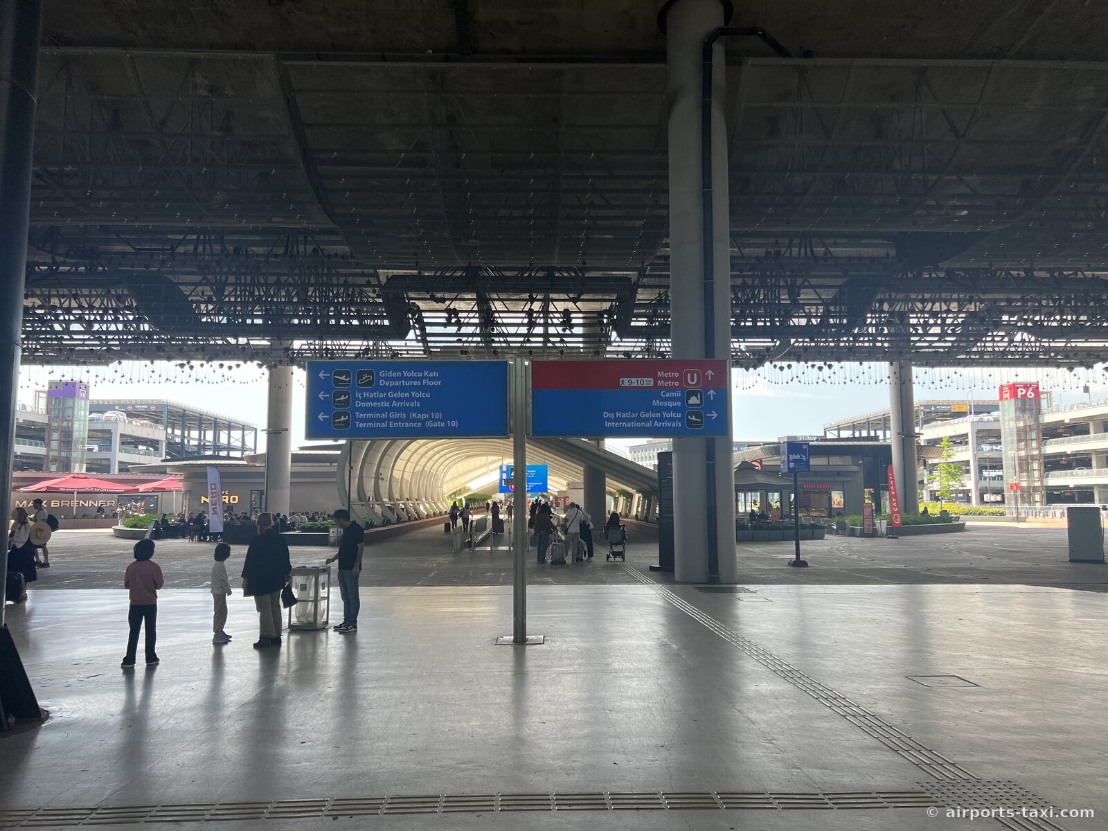 M11 metro transit platform under Istanbul Airport